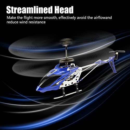 Blue Mini RC Helicopter with Gyro - Cheerwing S107/S107G