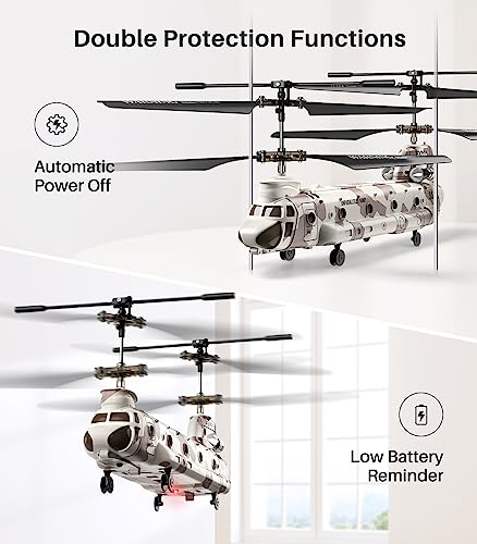 SYMA Military Transport RC Helicopter: Altitude Hold, LED Light
