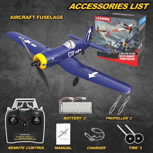 4CH RC Plane with One-Key Aerobatic - Perfect Gift for Advanced Kids