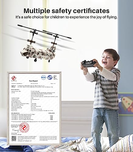 SYMA Military Transport RC Helicopter: Altitude Hold, LED Light