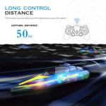 Akargol LED RC Boat - Pools & Lakes, 2.4 GHZ