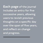 "One Line a Day" Five Year Journal