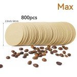 Laicky 800 Count Unbleached Coffee Filters