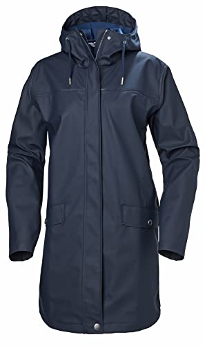 Helly Hansen Women's Moss Rain Coat - Navy (Medium)