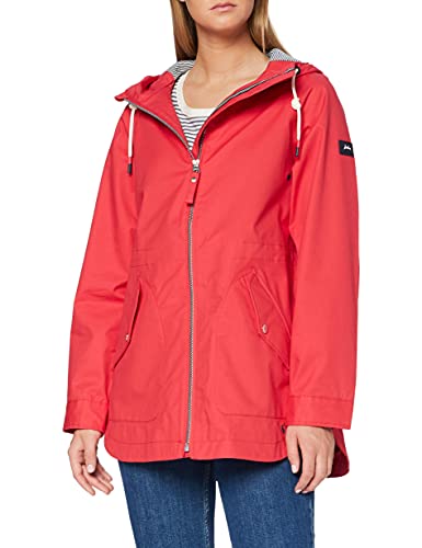 Red Women's Shoreside Rain Jacket by Joules