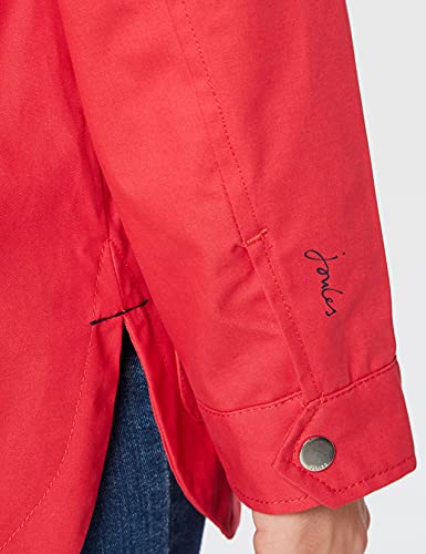Red Women's Shoreside Rain Jacket by Joules