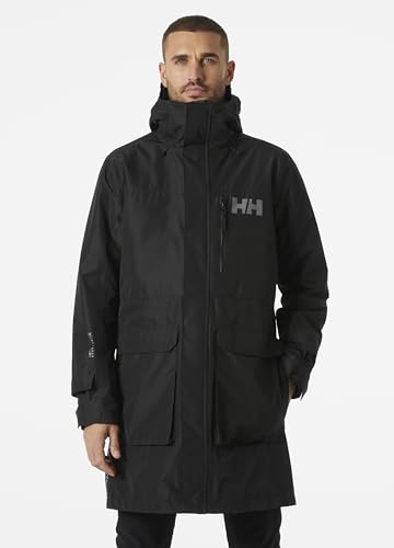 Helly Hansen Black Rigging Coat - Size L