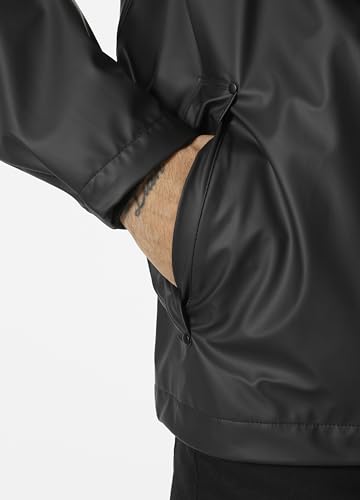 Helly Hansen Black Rigging Coat - Size L