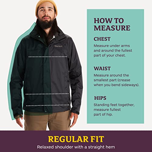 Marmot PreCip Eco Jacket: Waterproof, Lightweight Windbreaker