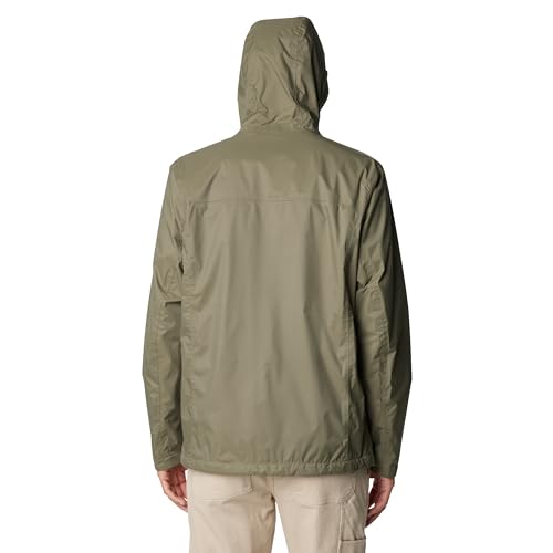 Columbia Men's Waterproof Rain Jacket in Stone Green