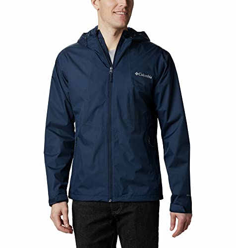 Columbia Men's Blue Rain Jacket