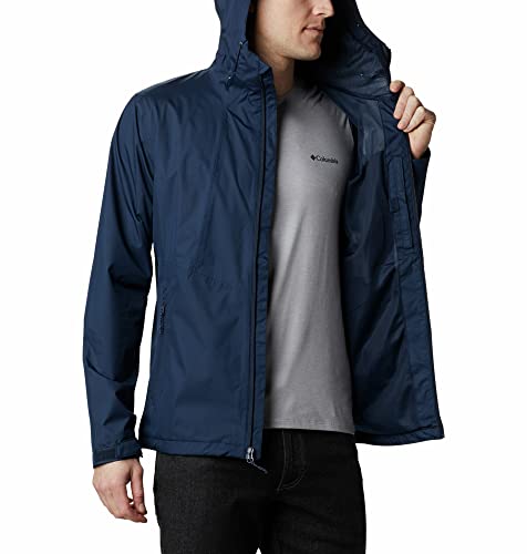 Columbia Men's Blue Rain Jacket