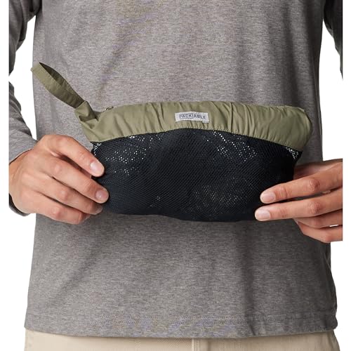 Columbia Men's Waterproof Rain Jacket in Stone Green