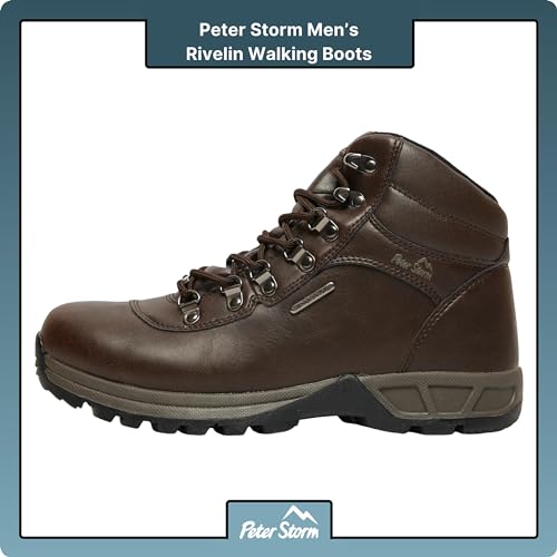 Peter Storm Men's Lightweight Waterproof Walking Boots, Brown, UK9