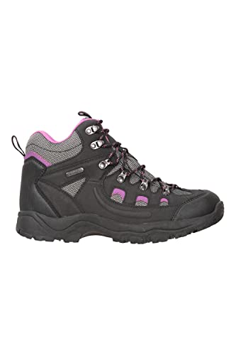 Black Waterproof Womens Hiking Boots 