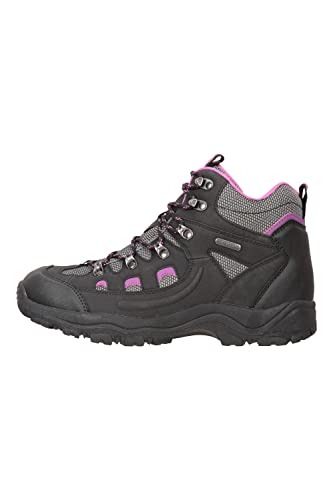 Black Waterproof Womens Hiking Boots 
