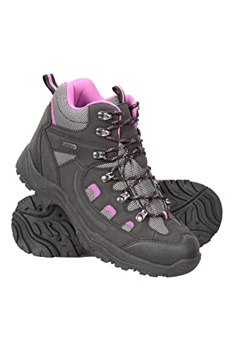Black Waterproof Womens Hiking Boots 