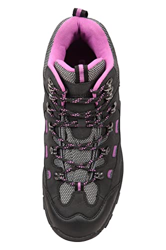 Black Waterproof Womens Hiking Boots 