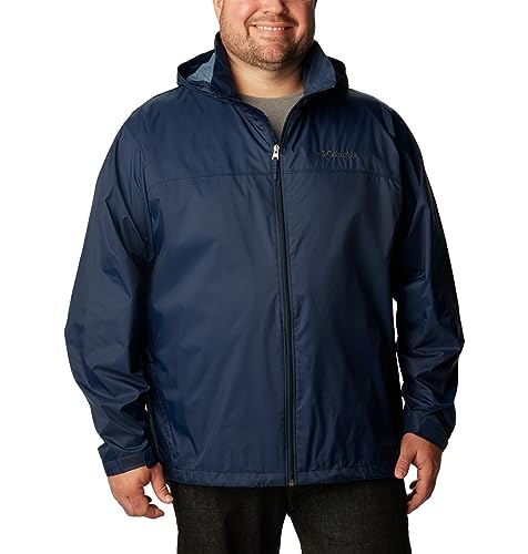 Columbia Men's Waterproof Rain Jacket, Collegiate Navy, M