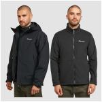 Berghaus Men's Stormcloud Prime 3-in-1 Jacket, Black, S