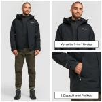 Berghaus Men's Stormcloud Prime 3-in-1 Jacket, Black, S