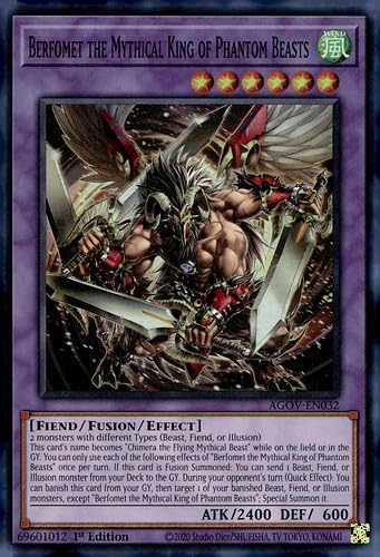Baphomet: Super Rare Mythical Phantom King Card