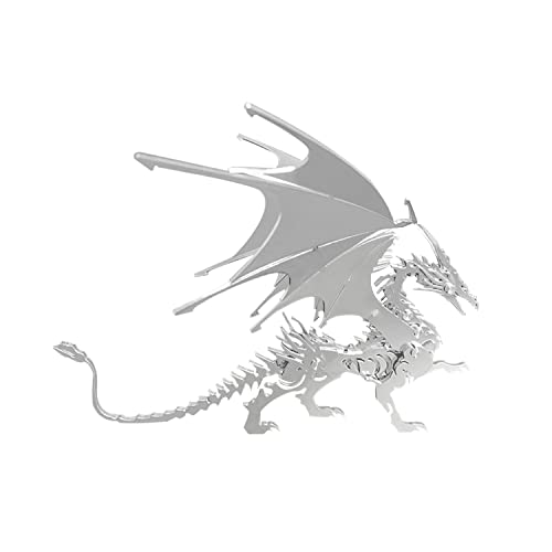 3D Metal Dragon Puzzle - DIY Art & Decor