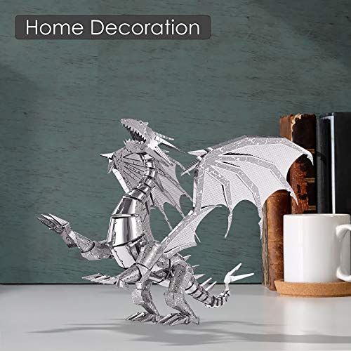 Dragon Flame 3D Metal Puzzle Kit for Adults