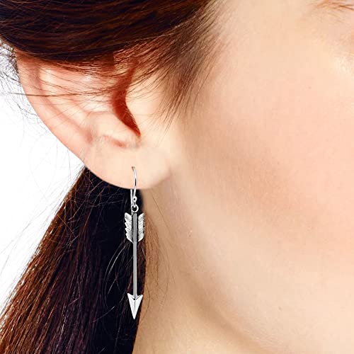 Mystical Hunter's Arrow .925 Sterling Silver Earrings