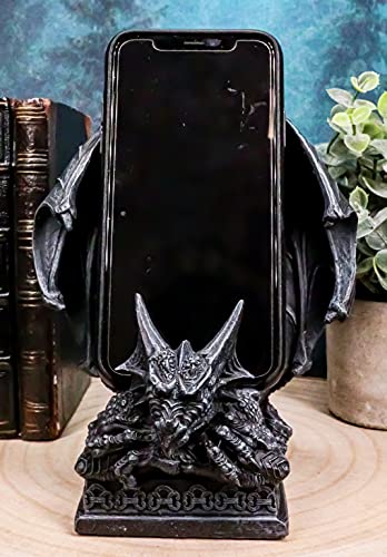 Crouching Dragon Cell Phone Holder Statue Decor