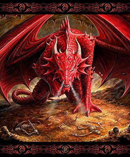 Enchanting Dragon Lair Plush Throw Blanket 79x94