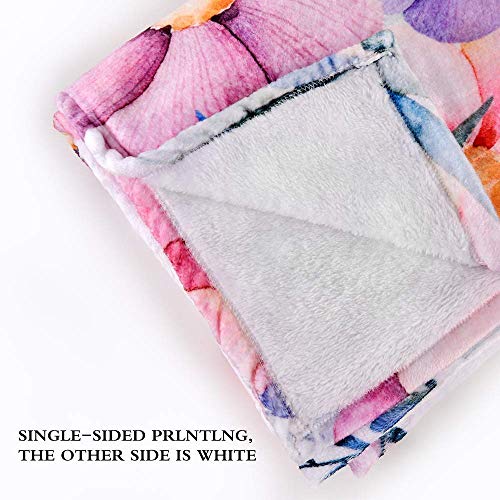 Dragon & Castle Print Soft Mythical Throw Blanket
