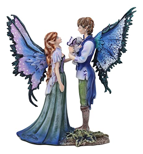 Fairy Family Love Statue - 9.5" Mythical Decor