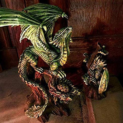 Gaia Tree Ent with Baby Wyrmling Statue