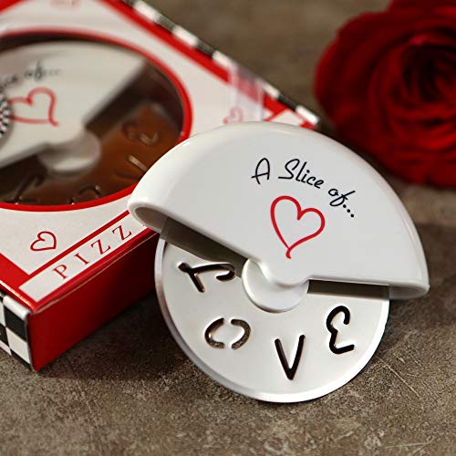 Kate Aspen 13015NA Slice of Love Pizza Cutter