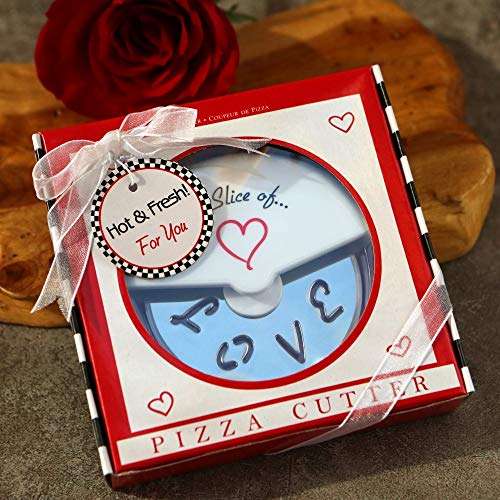 Kate Aspen 13015NA Slice of Love Pizza Cutter