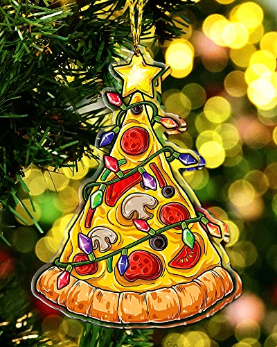 Pizza Ornaments for Christmas Tree Pizza Gifts for Pizza Lovers Women Themed