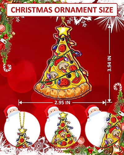 Pizza Ornaments for Christmas Tree Pizza Gifts for Pizza Lovers Women Themed