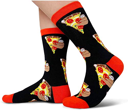 sockfun Funny Pizza Socks Sloth Socks Women Pizza Gifts For Pizza Lovers