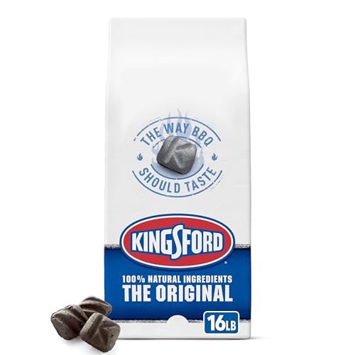 Kingsford Original Charcoal Briquettes, 100% Natural Charcoal for BBQ Grilling, 16 lbs