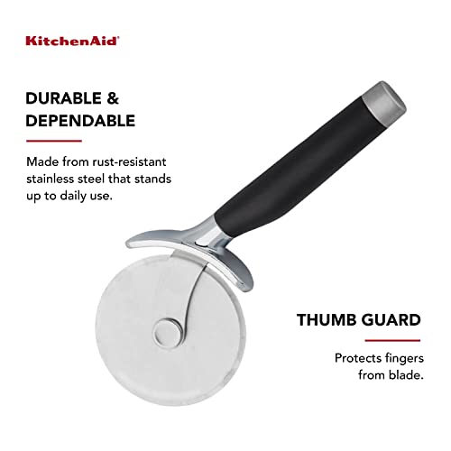 KitchenAid - KO113OHOBA KitchenAid Gourmet Pizza Wheel, One Size, Matte Black