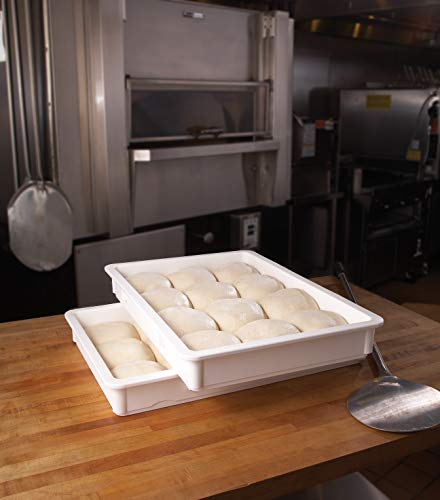 Cambro DB18263P148 White 18" x 26" x 3" Pizza Dough Box