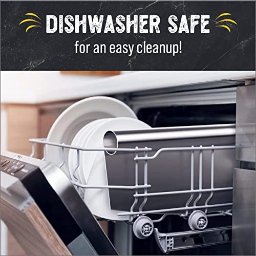 Checkered Chef Pizza Cutter - Sharp Stainless Steel Rocker Knife w/ Plastic Blade Sheath - Dishwasher Safe - 14 Inch