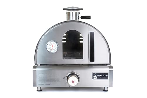 Mont Alpi MAPZ-SS Table Top Gas Pizza Oven, Large, Stainless Steel