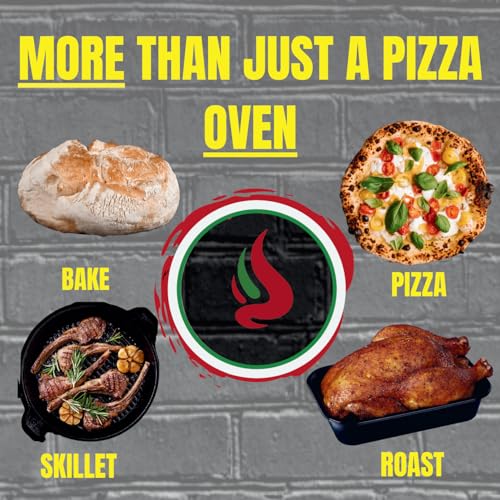 Mont Alpi MAPZ-SS Table Top Gas Pizza Oven, Large, Stainless Steel