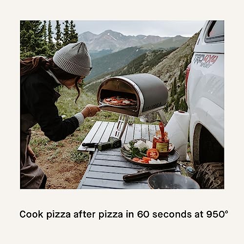 ROCCBOX by Gozney Portable Outdoor Pizza Oven - Gas Fired, Fire & Stone Outdoor Pizza Oven, Includes Professional Grade Pizza Peel