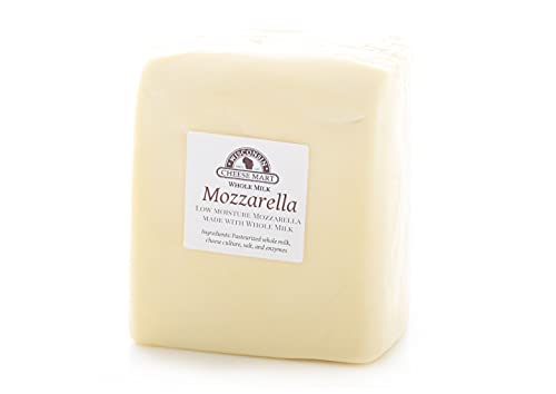 Mozzarella Cheese Whole Milk Low-Moisture 3 Lb Loaf
