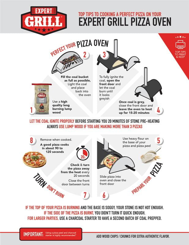 Expert Grill 15" Charcoal Pizza Oven