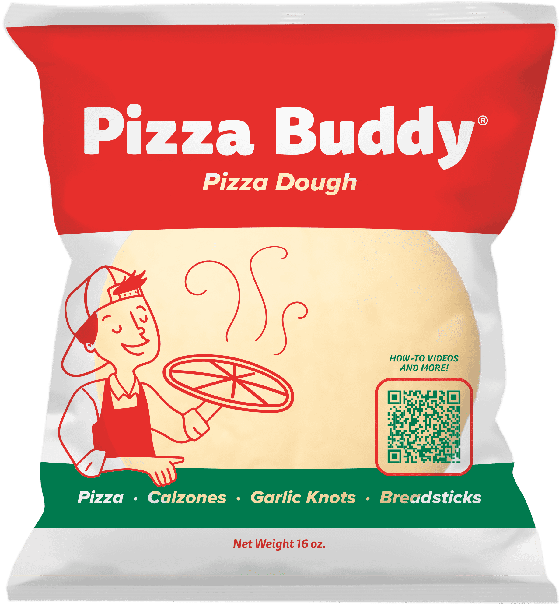 Fresh 16 oz Pizza Buddy Dough Bag for Sale