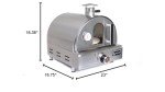 Mont Alpi MAPZ-SS Table Top Gas Pizza Oven, Large, Stainless Steel